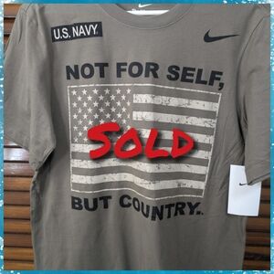 NEW!! Nike U.S. Navy Graphic T-Shirt - Green/Unisex